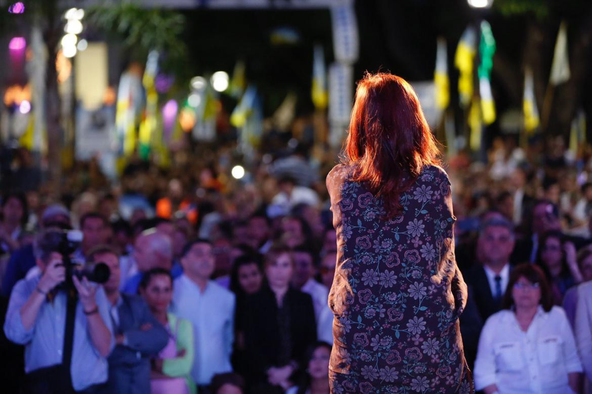 Cristina Kirchner en acto de asunción de Fernando Espinoza en La Matanza