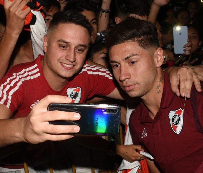 Llegada de River a Mendoza, foto Twitter River Plate