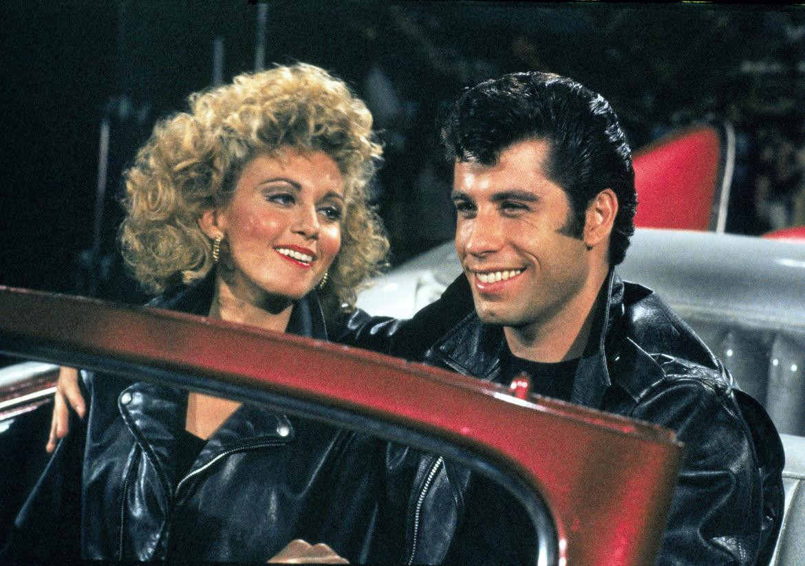 John Travolta y Olivia Newton-John en 