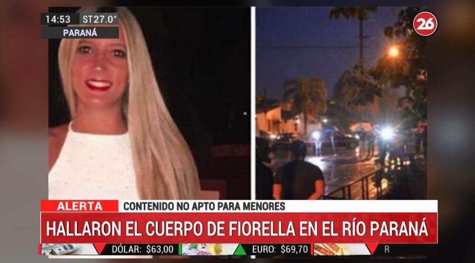 Fiorella Furlán en el río Paraná