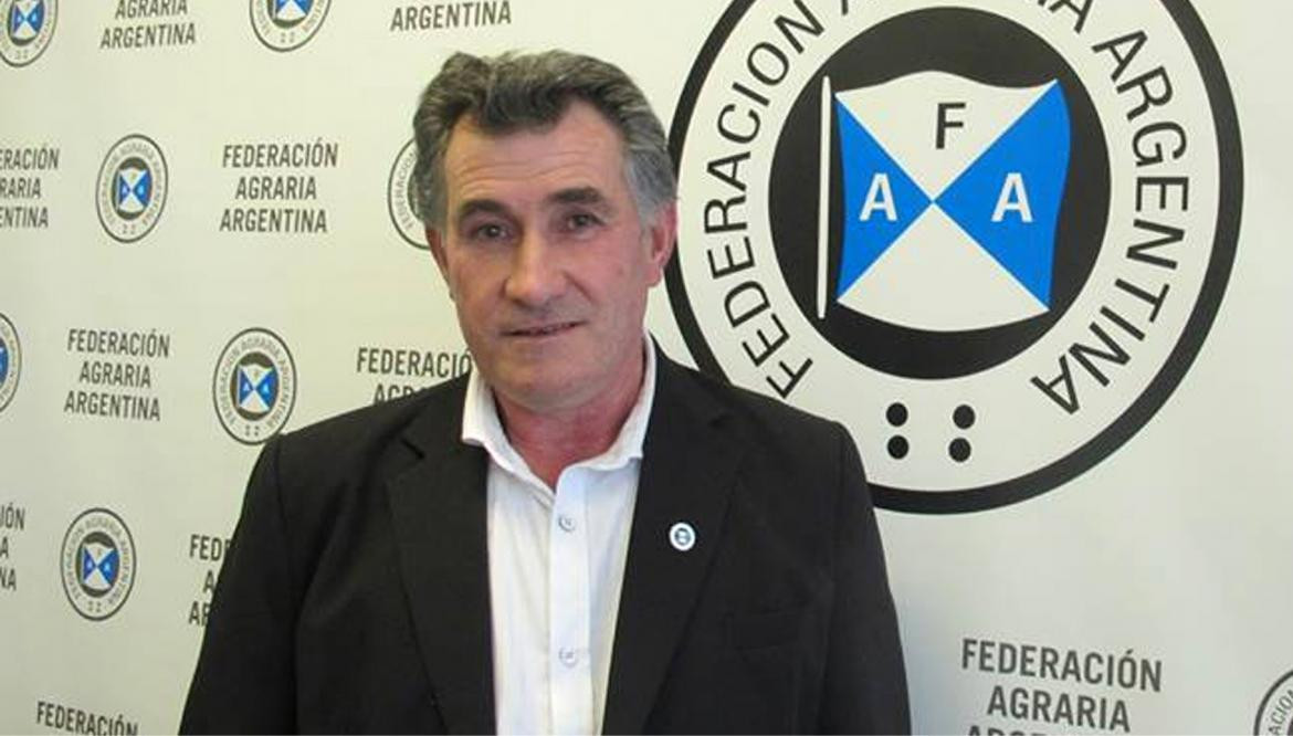 Carlos Achetoni, presidente de la Federación Agraria