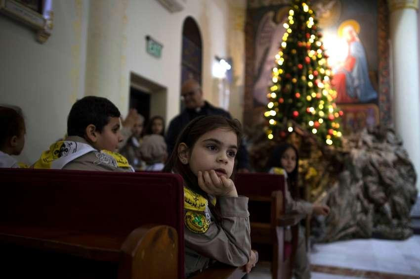 Festejos Navidad, Franja de Gaza, REUTERS