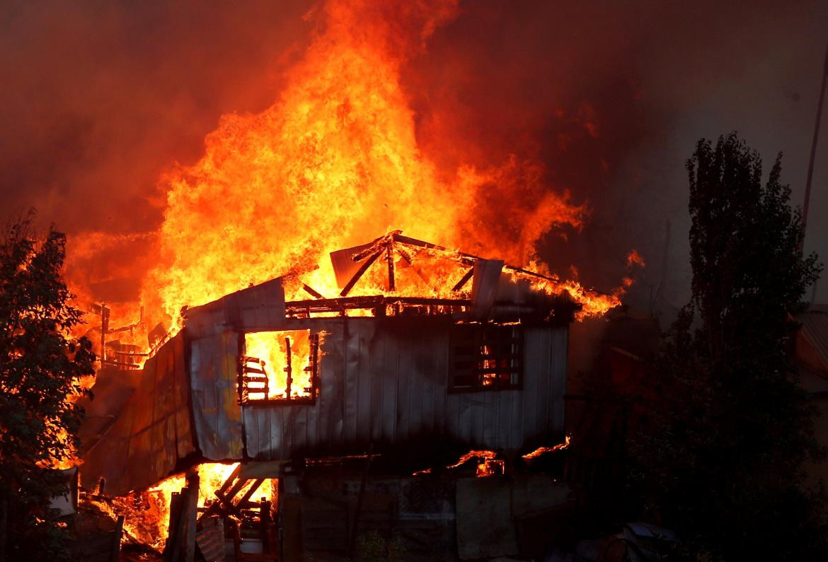 Incendio en Valparaíso, Chile, REUTERS