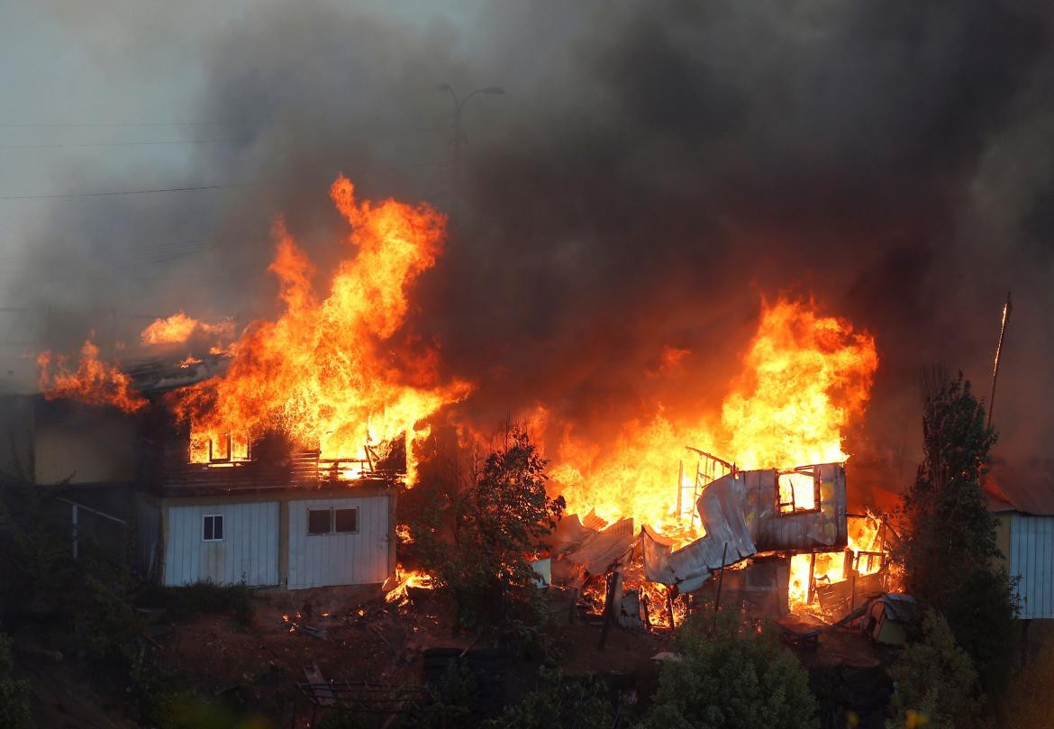 Incendio en Valparaíso, Chile, REUTERS