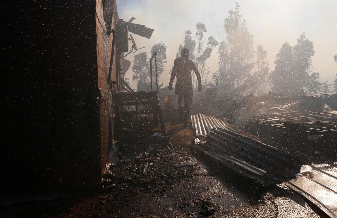 Incendio en Valparaíso, Chile, REUTERS