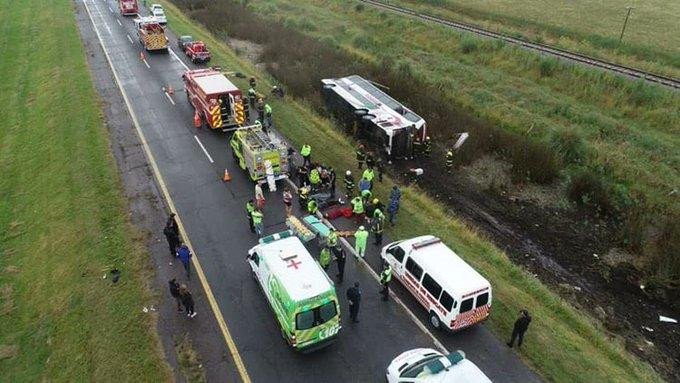 Vuelco en ruta 2, heridos