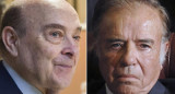 Carlos Menem y el ex ministro de Economía Domingo Cavallo, NA