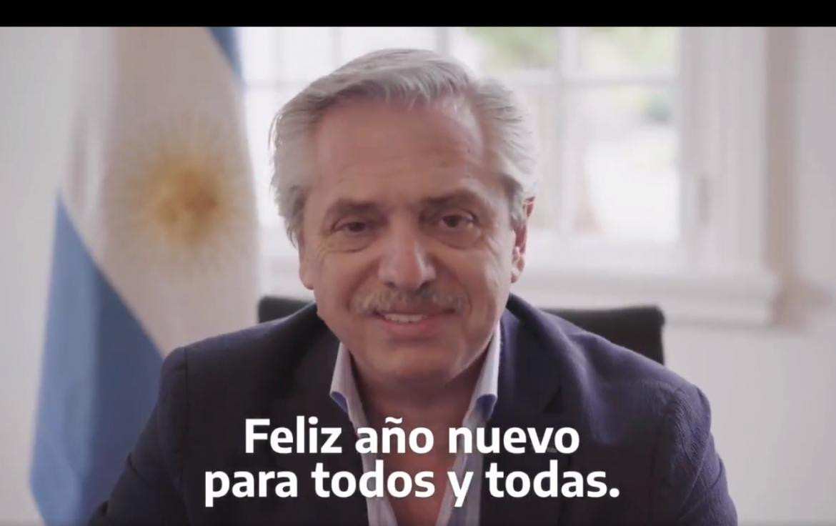 Mensaje de Alberto Fernández por Año Nuevoq