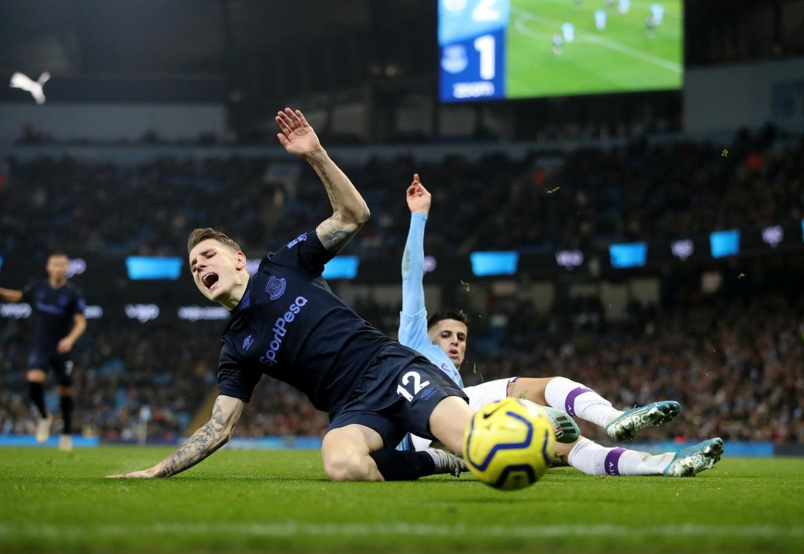 Premier League, Manchester City vs. Everton, REUTERS