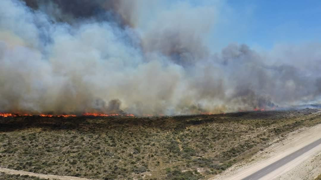 Incendio Las Grutas