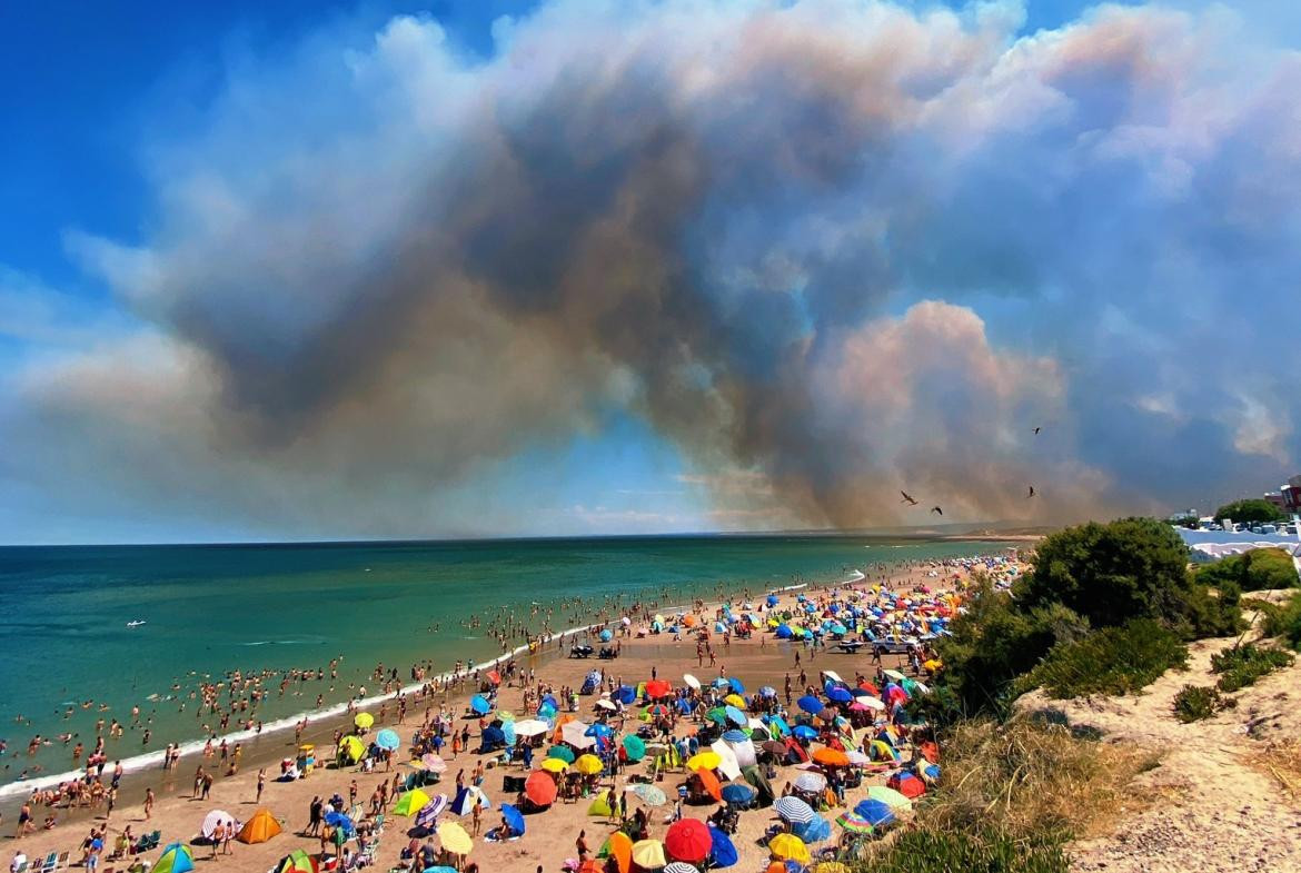 Incendio Las Grutas