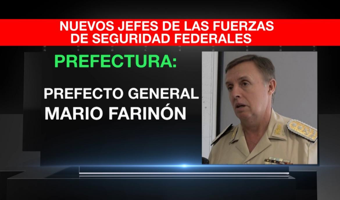 Mario Farinón, jefe de Prefectura 