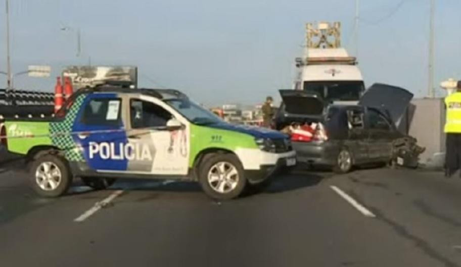 Choque fatal en la autopista Panamericana