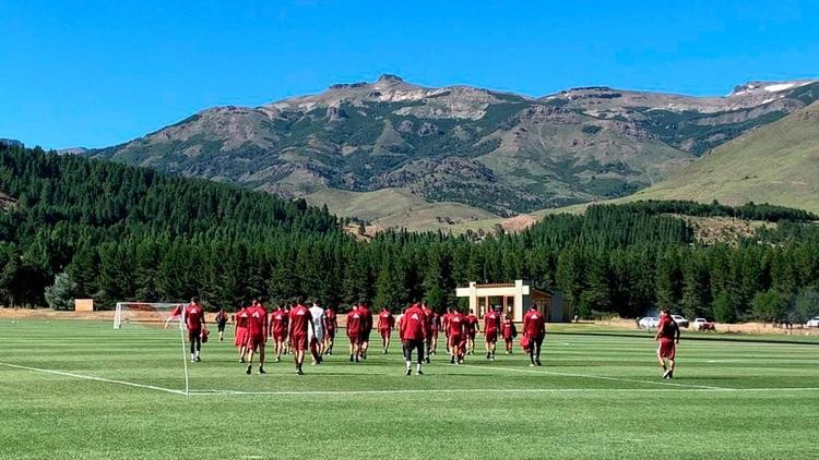 Jugadores de River y Gallardo en San Martín de los Andes