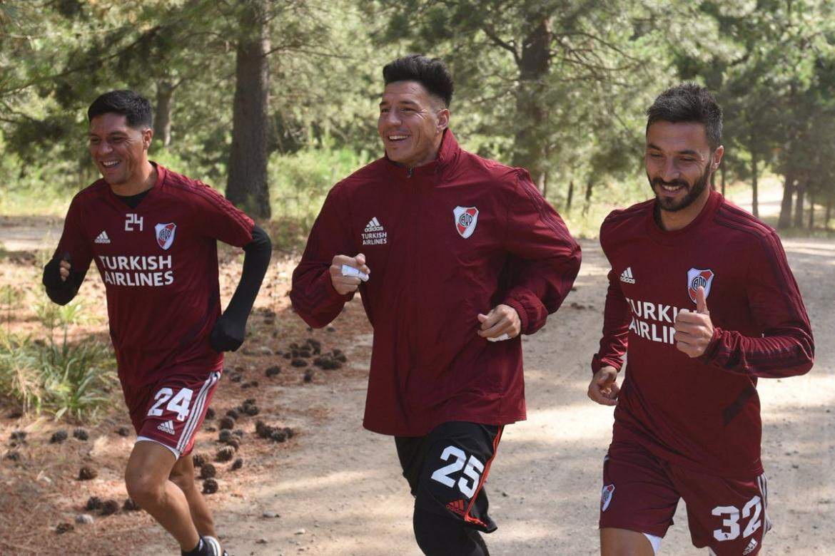 Jugadores de River y Gallardo en San Martín de los Andes