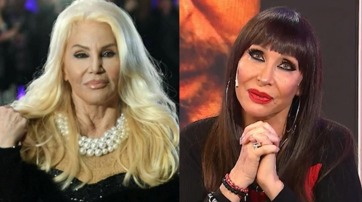 Susana Gimenez y Moria Casán