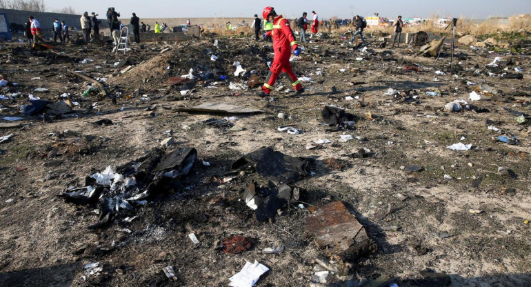Accidente de avión en Irán, REUTERS