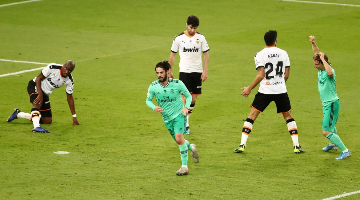 Festejo del Real Madrid ante Valencia por la Supercopa de España, REUTERS