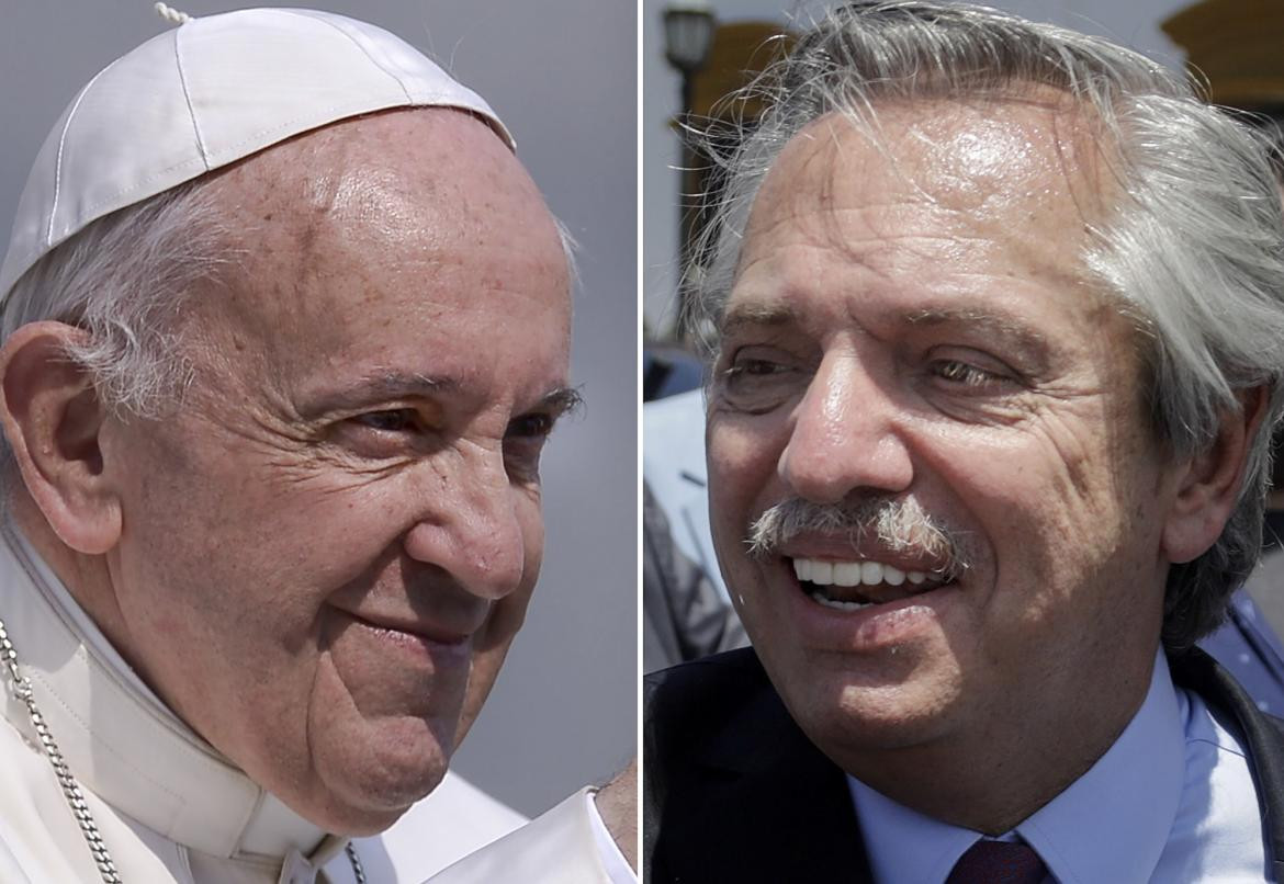 Papa Francisco y Alberto Fernández, NA