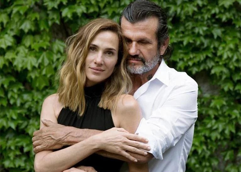 Lara Bernasconi y su marido