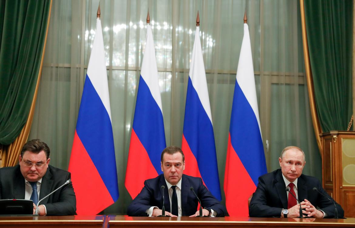 Vladimir Putin y Dmitry Medvedev, Rusia, REUTERS