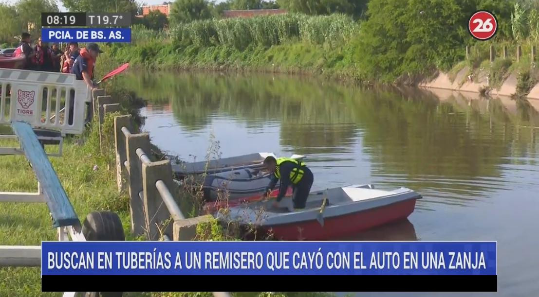 Búsqueda de remisero desaparecido