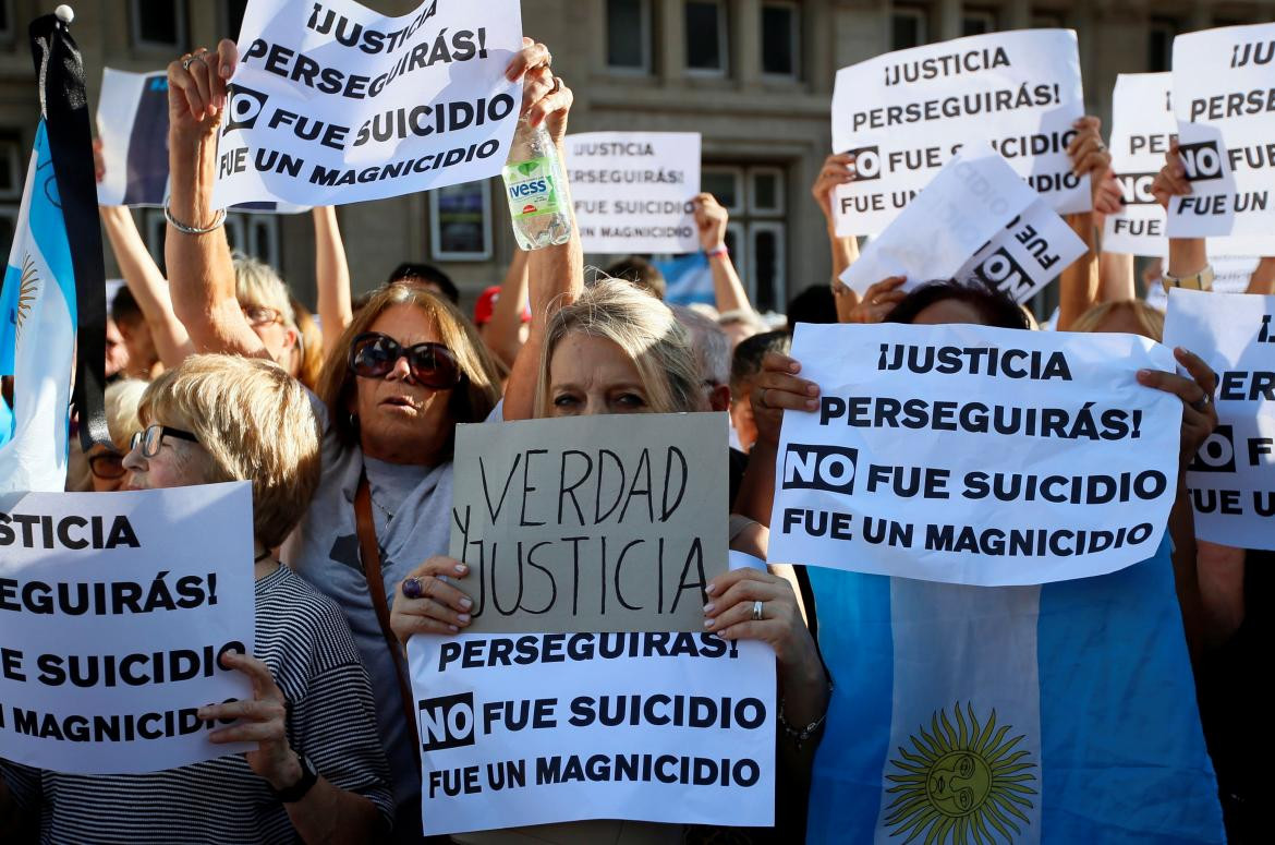 Marcha por Alberto Nisman a cinco años de su muerte, REUTERS