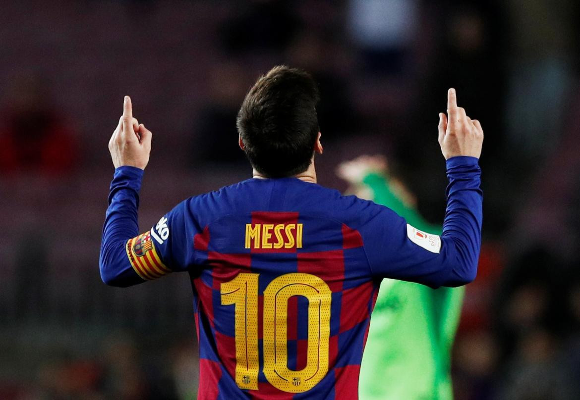 Lionel Messi en Barcelona, REUTERS
