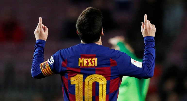 Lionel Messi en Barcelona, REUTERS