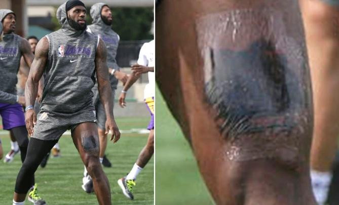 Tatuaje en honor a Kobe Bryant de Lebron James