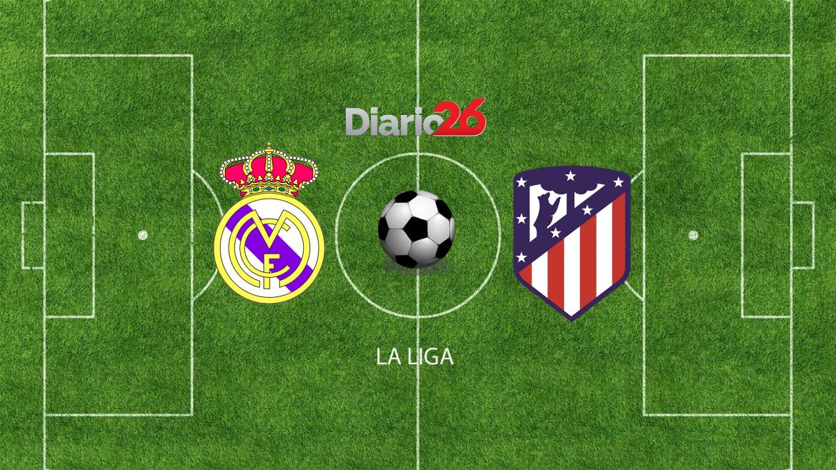 La Liga, Real Madrid vs. Atlético de Madrid, DIARIO 26