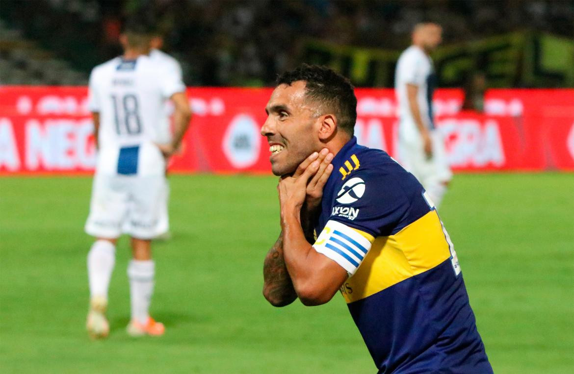 Superliga, Boca vs. Talleres, Tevez, festejo de gol, NA