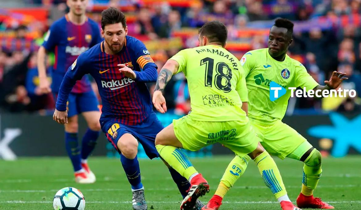 Telecentro 4K, Barcelona vs Getafe, La Liga, sábado 15 de febrero, a las 12 horas, ESPN	