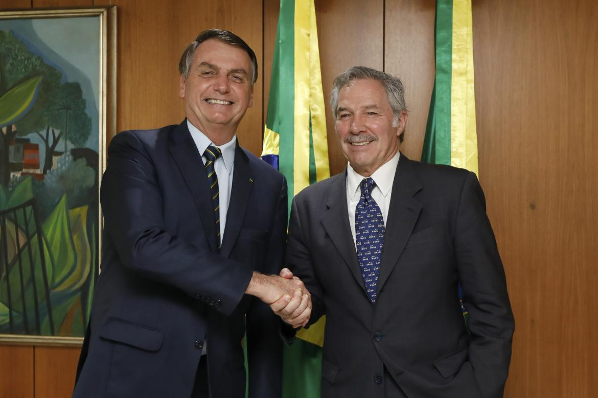 Jair Bolsonaro y Felipe Solá, NA