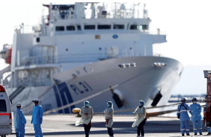 Japón, crucero con infectados por coronavirus, REUTERS