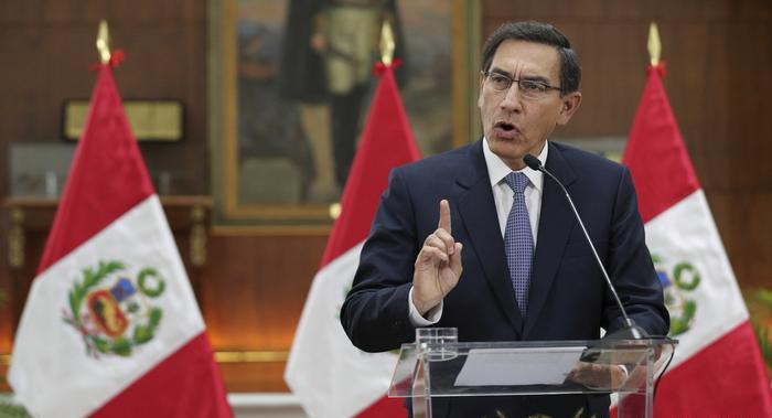 Martín Vizcarra - presidente de Perú