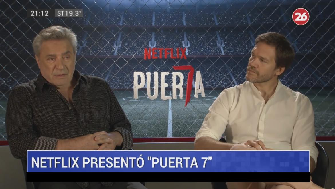 Entrevista a Antonio Grimau y Juan Gil Navarro, Puerta 7, Netflix, CANAL 26