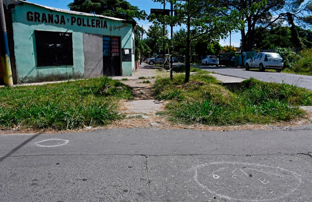 Asesinato en Rosario, muerte, disparos