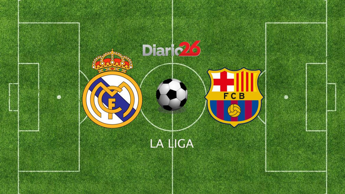 Real Madrid vs. Barcelona, La lIga, Diario 26.
