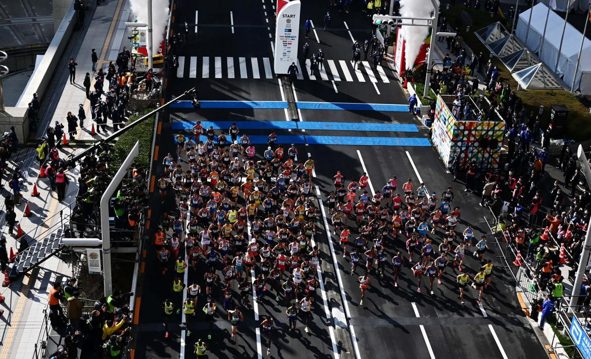 Efecto Coronavirus en Tokio, maratón con 300 participantes, REUTERS