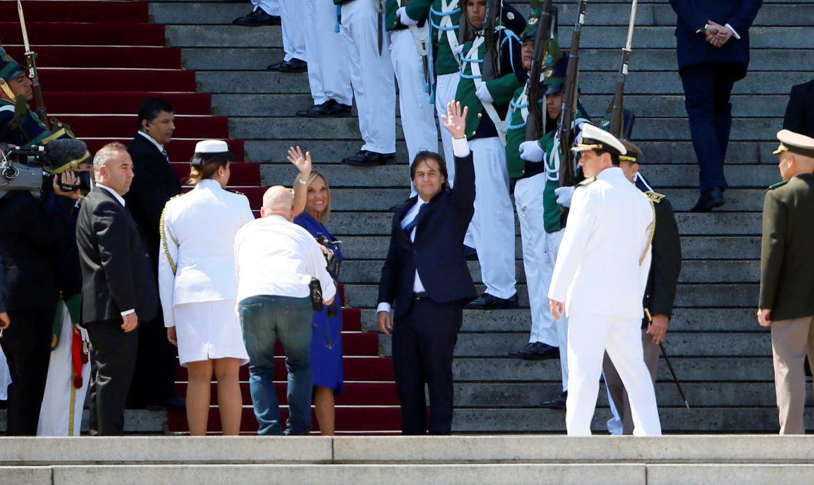 Luis Lacalle Pou, asunción presidencial, Uruguay, REUTERS