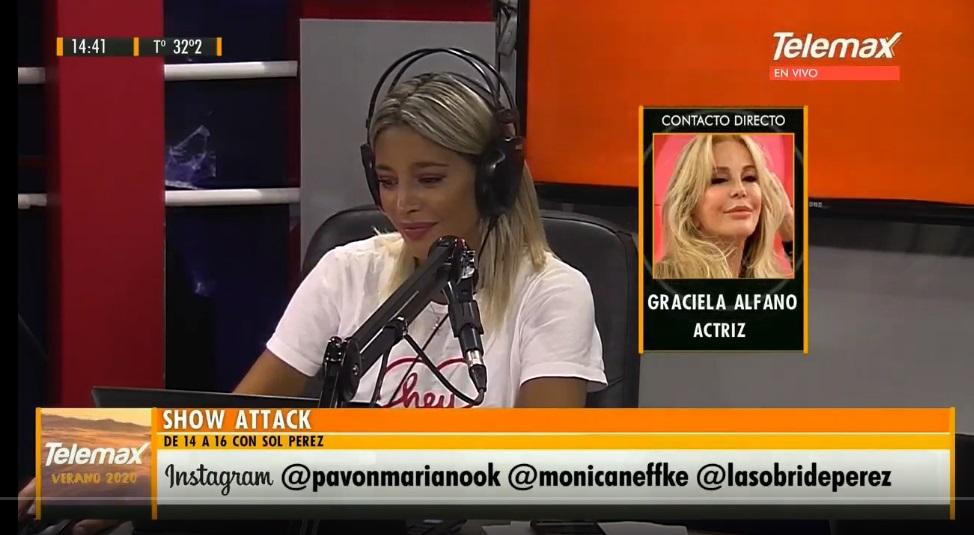Graciela Alfano, Sol Pérez, Radio Latina