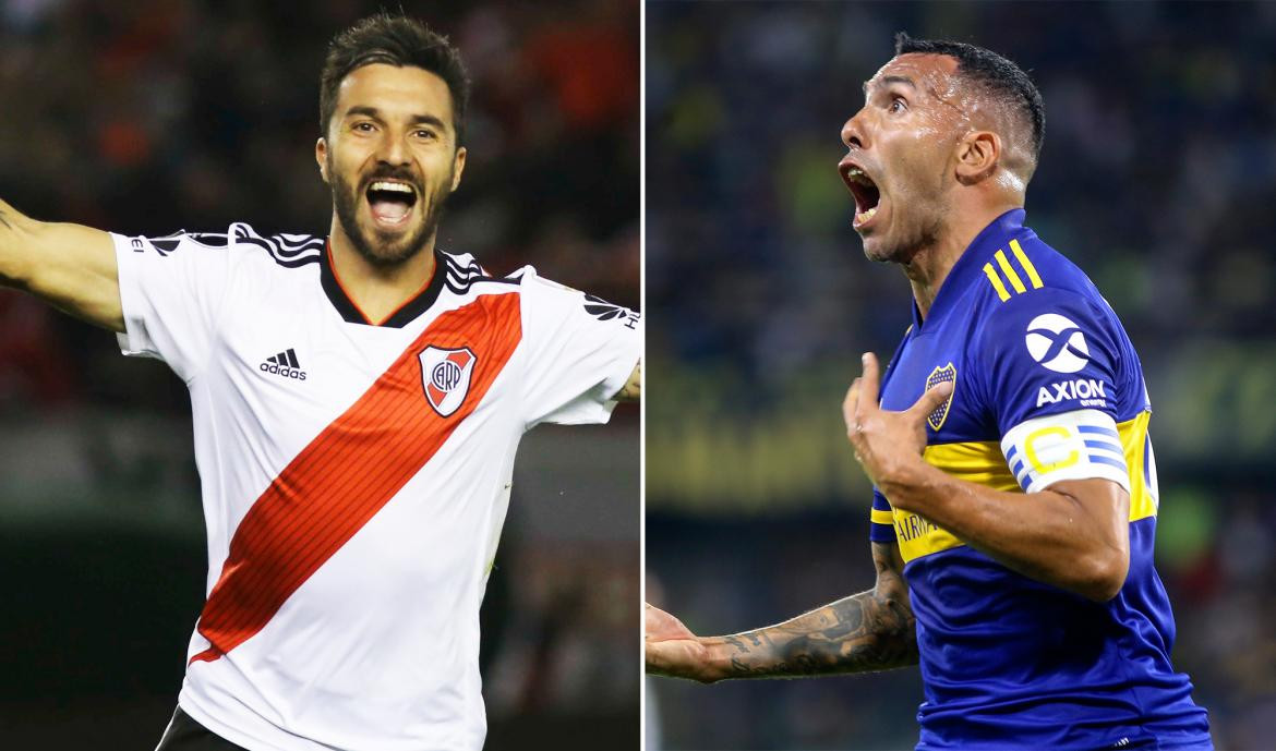 Scocco, River Plate, Tevez, Boca Juniors, NA