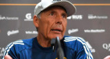 Miguel Angel Russo, DT de Boca, conferencia