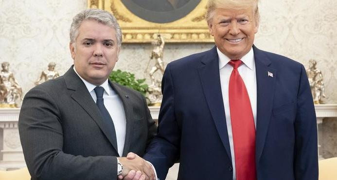 Iván Duque y Donald Trump