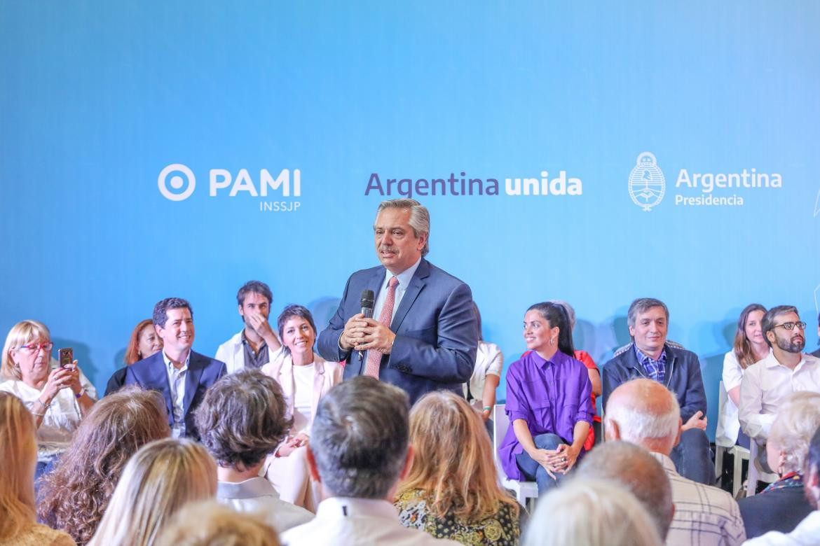 Alberto Fernández, acto en Quilmes