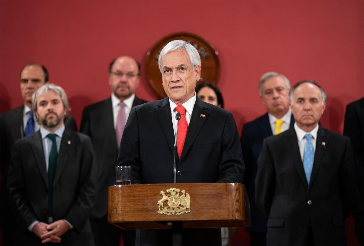 Sebastián Piñera, presidente de Chile, anuncios, NA