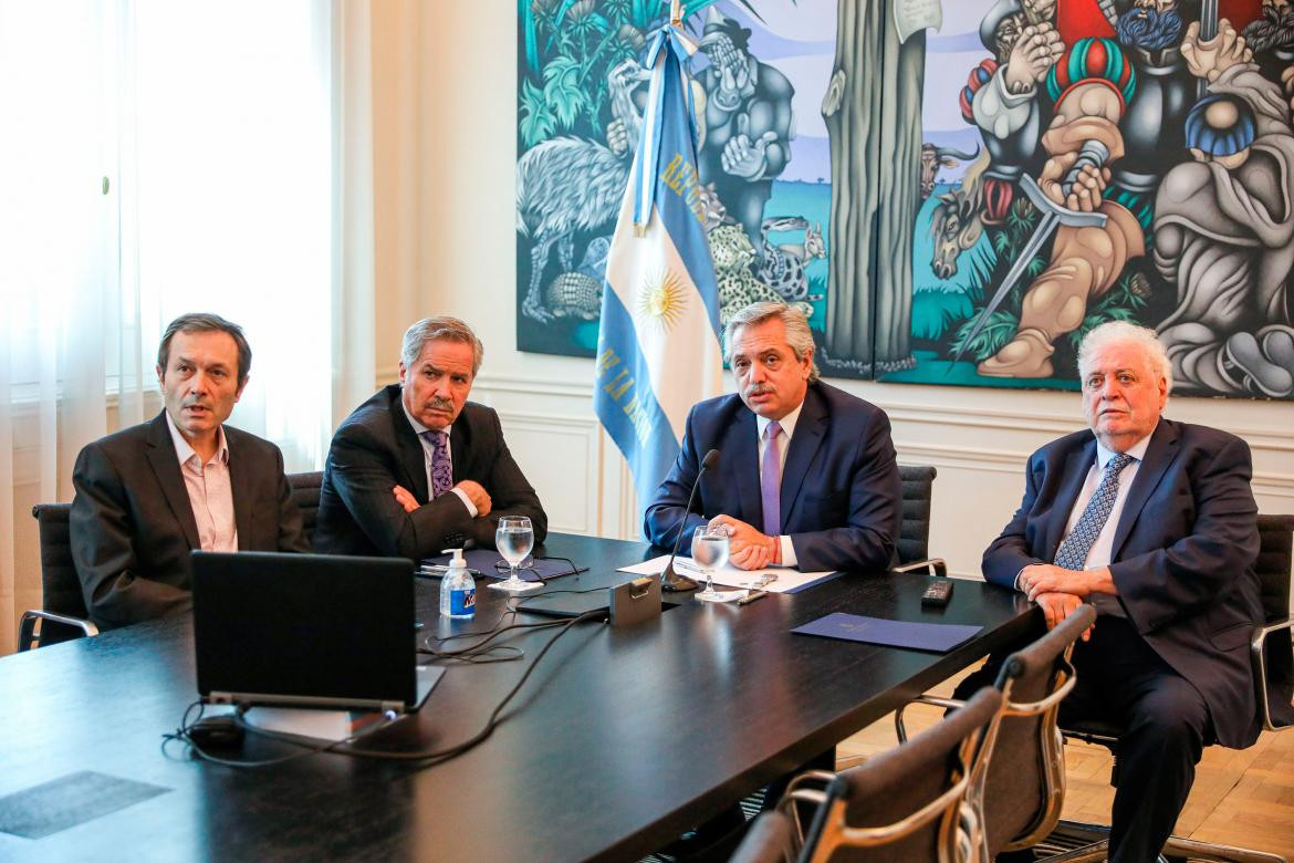 Coronavirus, Argentina, videoconferencia, NA