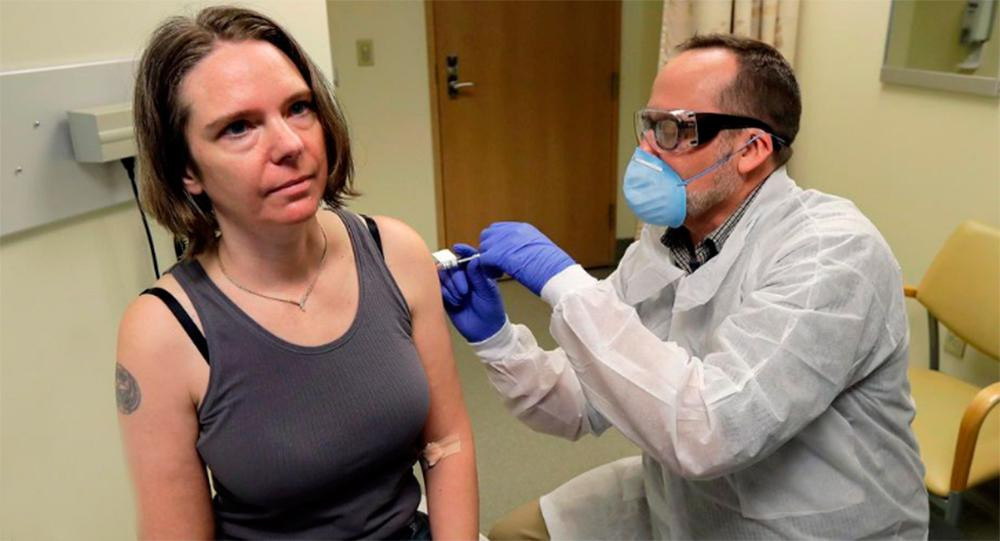 Jennifer Haller, voluntaria para probar la vacuna del coronavirus	