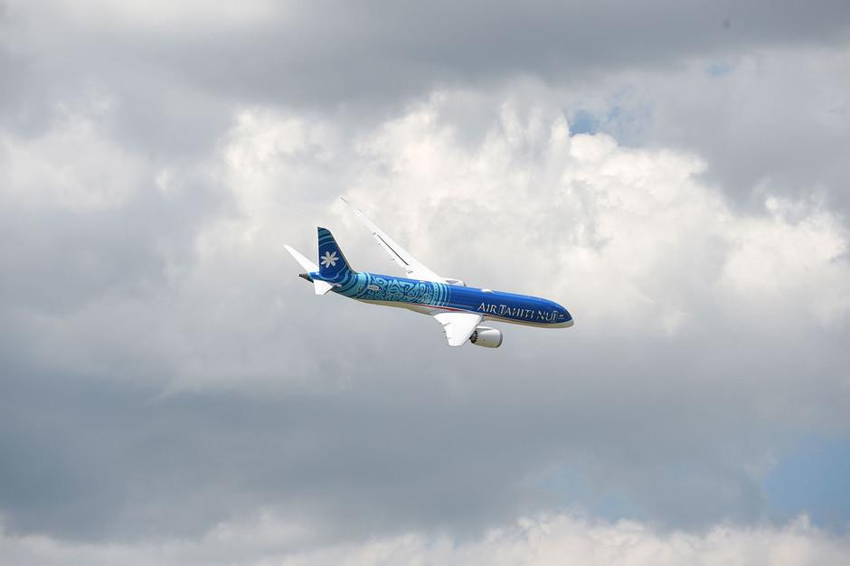 Avión de la aerolínea Air Tahiti Nui